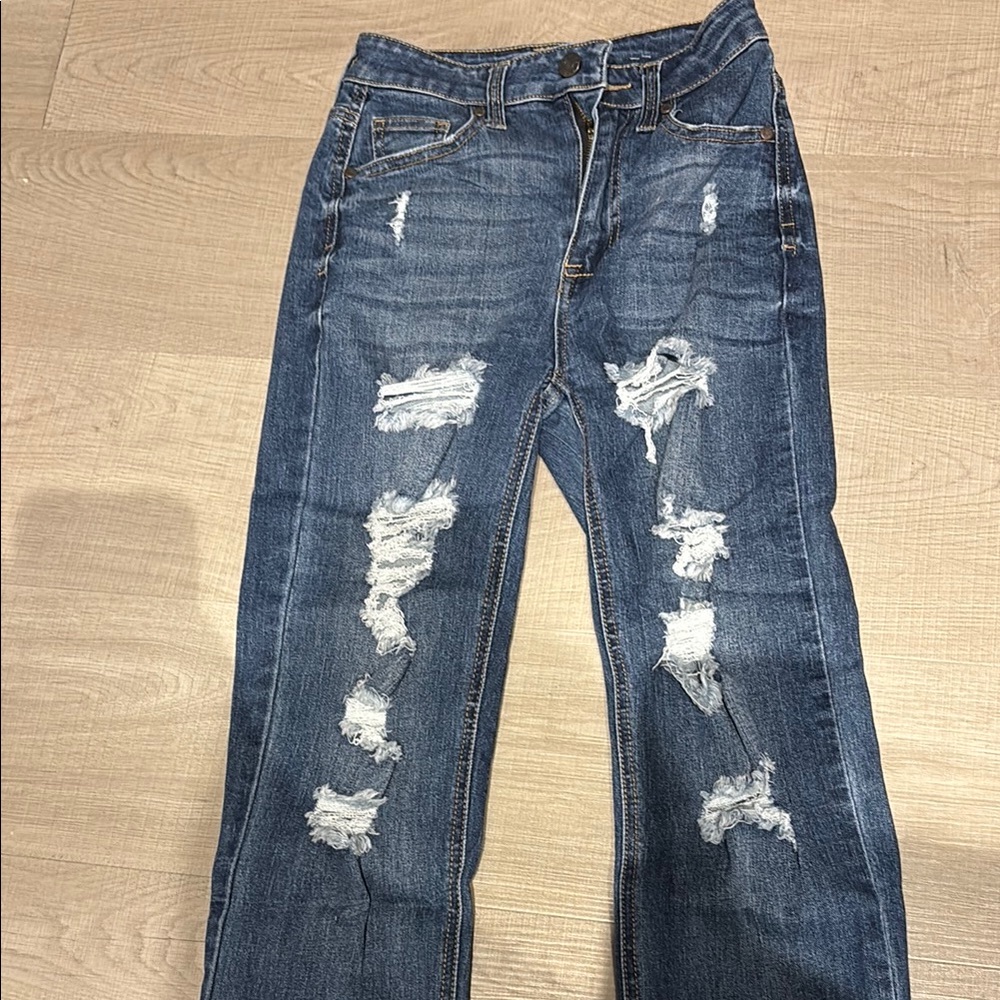 Distressed Blue Jeans GUESS